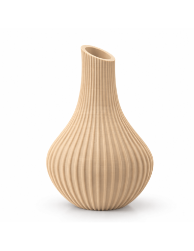 Organische vaas met schuine opening – modern design