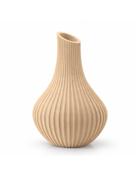 Organische vaas met schuine opening – modern design