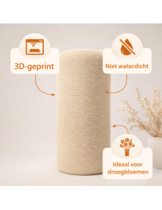 Minimalistische cilindervaas – voor droogbloemen 2