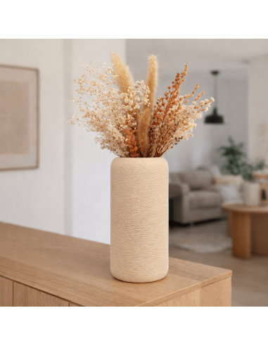 Minimalistische cilindervaas – voor droogbloemen