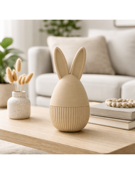 Konijnen opbergdoos – decoratief opbergpotje met deksel