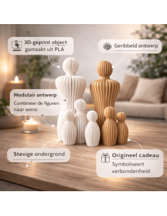 Modulair familiebeeld – stijlvol designobject 2