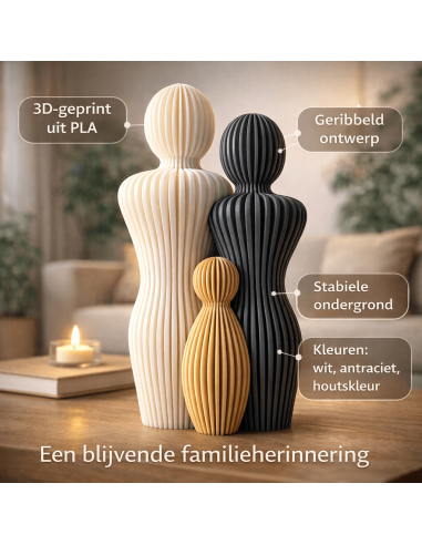 Modulair familiebeeld – stijlvol designobject