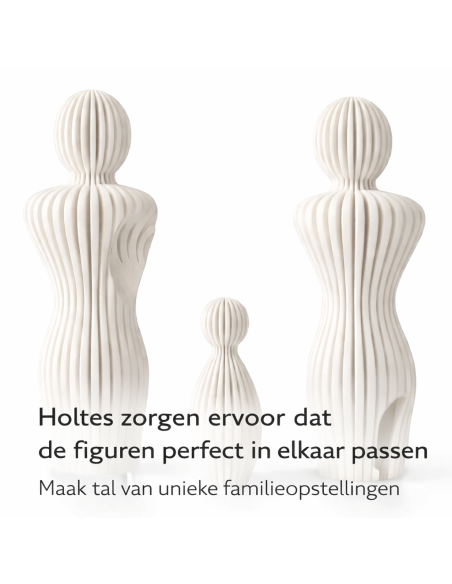 Modulair familiebeeld – stijlvol designobject