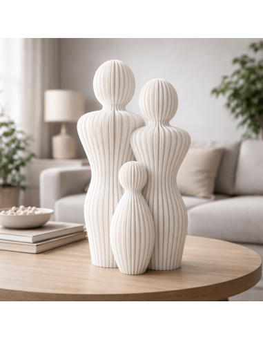 Modulair familiebeeld – stijlvol designobject