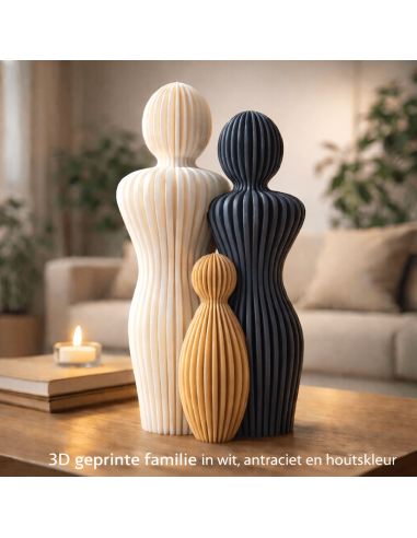 Modulair familiebeeld – stijlvol designobject