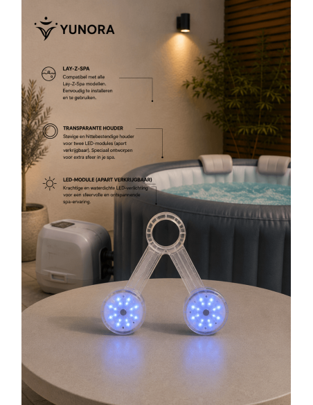 Duo LED-houder voor Lay-Z-Spa